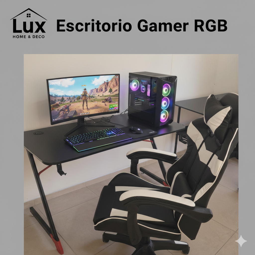 Escritorio Gamer RGB